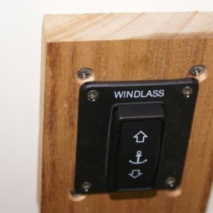 Boat Mods - Windlass Switch 08 New rocker switch.