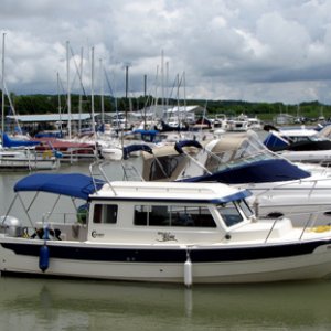 In the marina at Lewis & Clark Lake, Yankton, SD