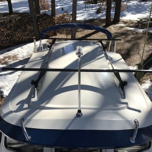 Added Thule rack for kayak or dingy.