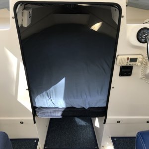 View looking into v-berth.