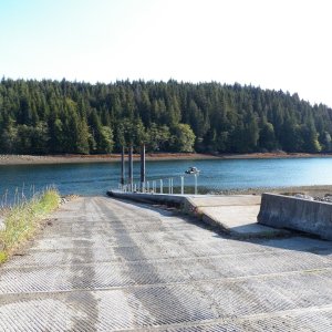 The boat launch at Moresby Camp in Cumshewa Inlet.