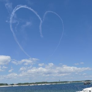 When USAF Thunderbird pilots get married!