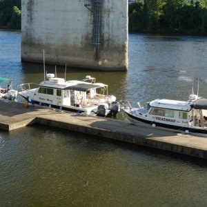 Nashville City Docks under the pedestrian overpass, get reservations early and prepare to deal with local Gubment inefficiency at least a week in advance!