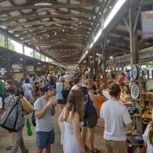 Ithaca Farmers Market, Cayuga Lake