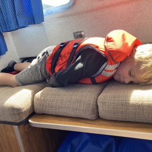 tired boy