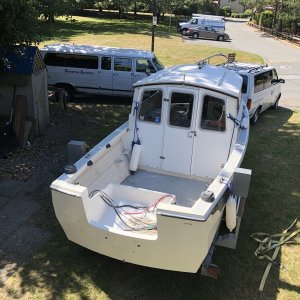 Where is my motor for my new transom?
I want to go to the water!