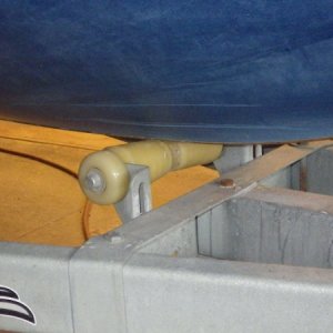 Roller raised for support