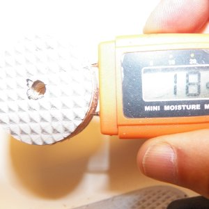 When I drilled out the deck fill for the gas tank, the moisture level (in the deck) was at 37% because of leaking bow pulpit and cleats.  Five days later when I rechecked the moisture in the plug, it was down to 18%.  But I know this one.  It's only down to 18 on the surface (or as deep as my sensor pins penetrate.)