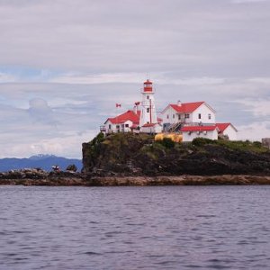 High winds forecast  for next few days so off to Ketchikan after going past the Green Is light house