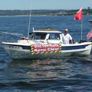 Setting up the course for Seafair 2006