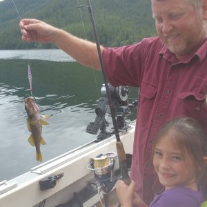 Media 'Xela, first fish of many' in album 'Bella Coola Old Cannery'