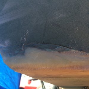 Media 'Photo Apr 09, 2 04 47 PM' in album 'Stern, port side damage to bottom, old repairs'