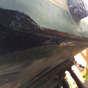 Media 'Photo Apr 29, 1 00 55 PM' in album 'Stern, port side damage to bottom, old repairs'