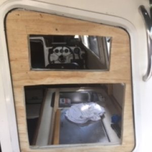 Window frame outside