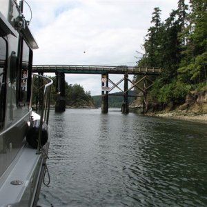 Boat Pass behind Pender