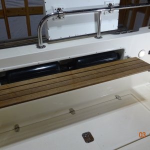 An attempt to add some seating to the cockpit without using up valuable space.