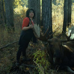 I barely held that side of the horns.JPG