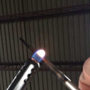 03 heat the awl so it seals the edges of the holes