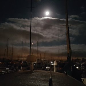 Moonrise over C-Dory  10/15/16