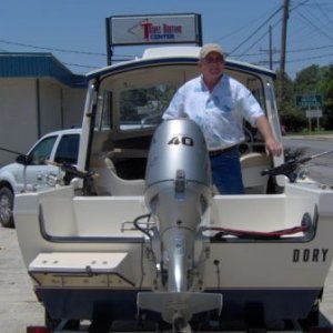 Media 'Rod holders set for trolling' in album 'Cajun Dory and tow vehicle'