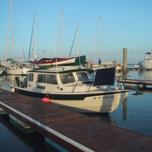 New dock at Marina de La Paz.