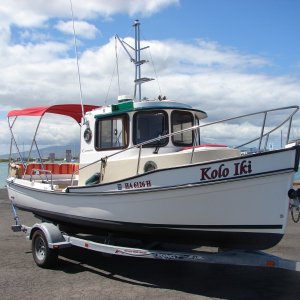 Launching from Kee'hi Small Boat Harbor ramp 9/27/08