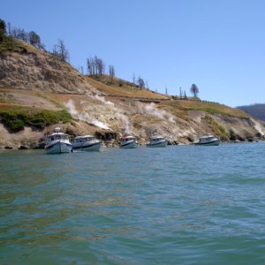 The group in front of Steamboat Point