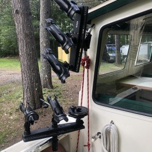 Scotty Rod Holders Port Side