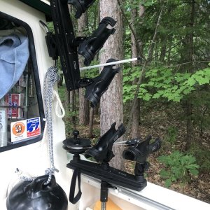 Scotty Rod Holders Starboard Side