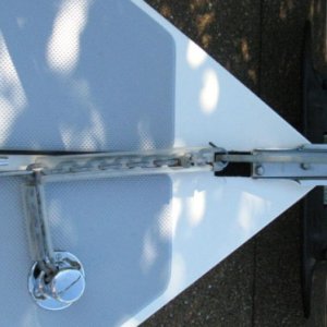primary anchor setup - 14lb Delta anchor, 25' chain, 300' 1/2" rope