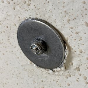 The damage from the big caulk gob removal is a little visible on some of them but I can live with it.