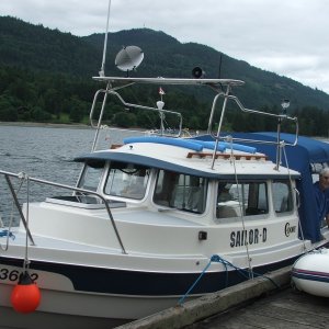 Helen of Sailor-D at Fulford Harbor