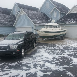 Port Huron MI 28dg and snowing