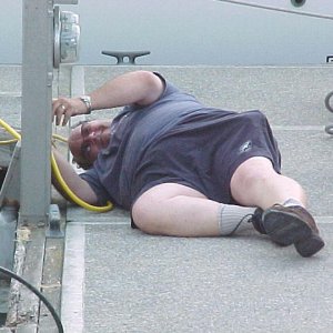 Jimmy Connecting the Shorepower!