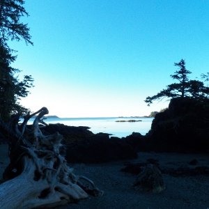 Looking from the Acous Peninsula out towards the Cuttle Islets.