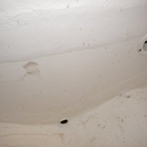 Limber hole installed in bulkhead.