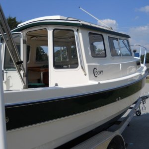 Picking up the new boat