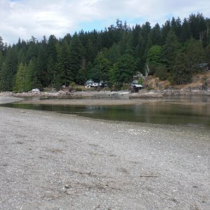 Mansons Landing lagoon.
