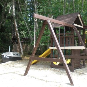 Kids playground, Gorge Harbour.