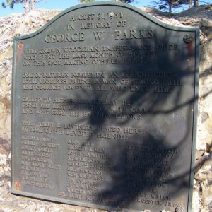 Memorial to a famous Maine Guide of the early 1900's. This point was one of his favorite places to bring the "Sports" to camp out and fish.