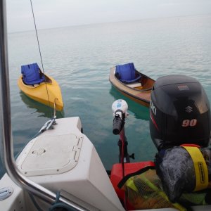 Kayaks ready