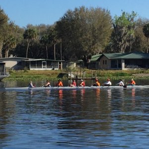 Rowers going By