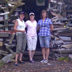 Andrea from Nomad, Anne from Rock-C, and Dorothy from Blue Skies, Conover Cove, September 9, 2013