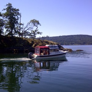 Sea Sprite departing Conover Cove, September 10, 2013