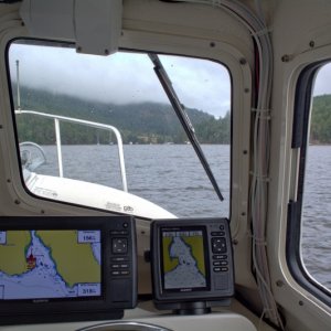 Continuing on to Genoa Bay where Brock managed to secure dock space for 2 boats.
