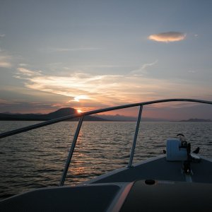 Sunset over Admiralty Island Aug 7 05