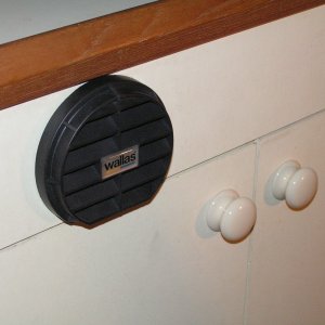 Media '(Dora~Jean) Heated air output register, fixed vanes angled downward.' in album 'Wallas 1300 Installation'