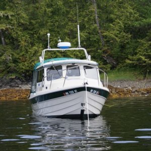 Media 'Oliver Cove, BC -DSC00150' in album 'First Boat, 2001 CD-16. - Used in C-Dory Brochure Photo.  The factory borrowed our boat for their photo shoot. Three subsequent factory owners used the pictures as well.'