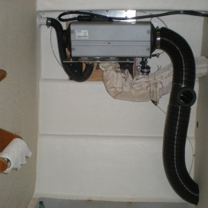 Media 'Heater exhaust installed' in album 'Finished Mascoat and Polar white paint'