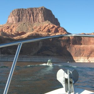 Running upriver toward Oak Canyon